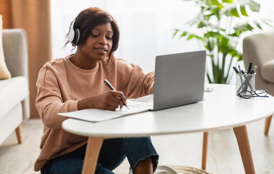 Student Studying