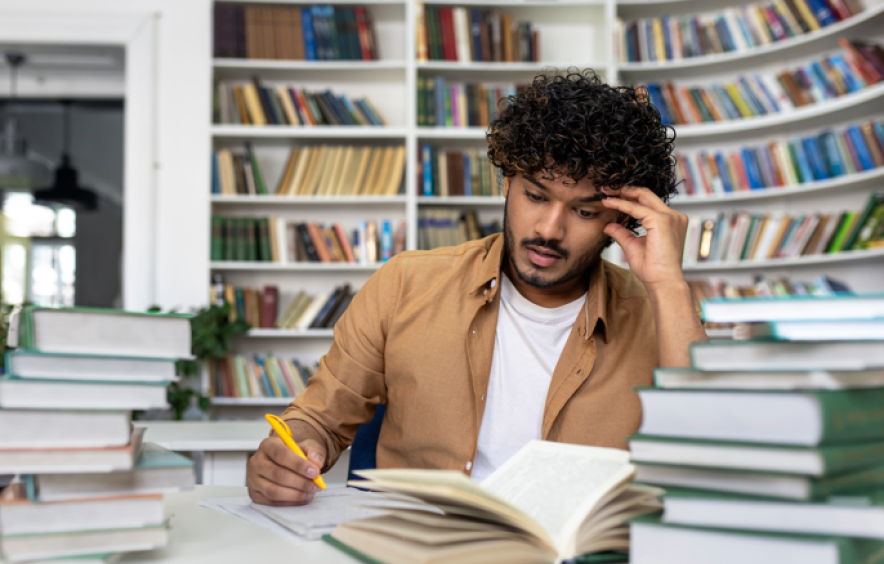 Student Studying