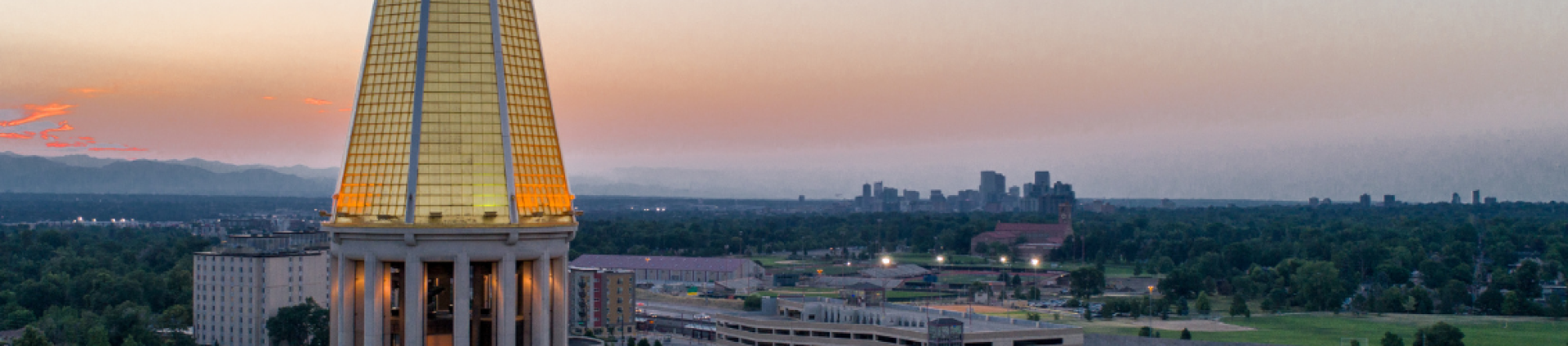 panorama of DU campus